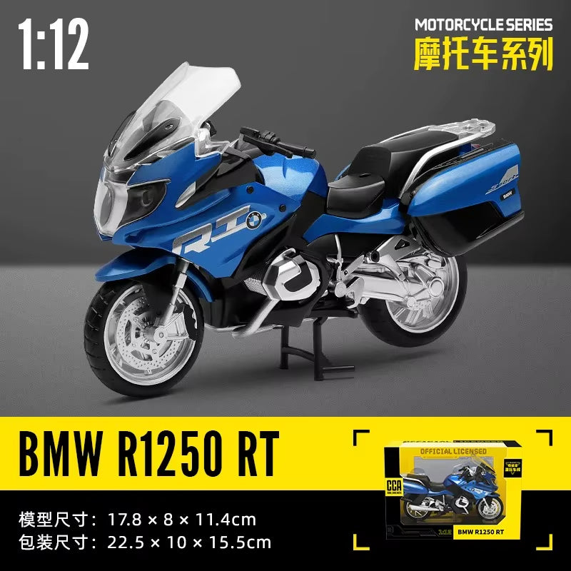 MSZ  1:12 Kawasaki Ninja H2R with Base Static Diecast Casting Alloy Model Motorcycle Collection Toy Birthday Gift