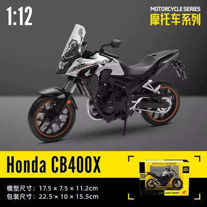 MSZ  1:12 Kawasaki Ninja H2R with Base Static Diecast Casting Alloy Model Motorcycle Collection Toy Birthday Gift