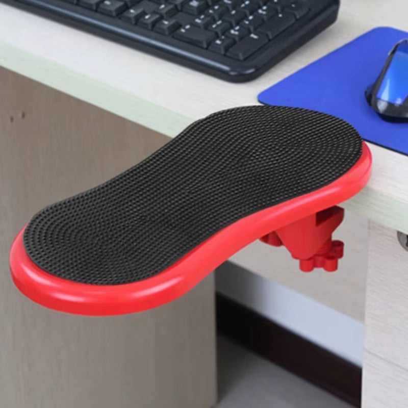 Computer Arm Rest for Desk Adjustable Ergonomic Wrist Rest Support for Keyboard Armrest Extender Rotating Mouse Pad Holder