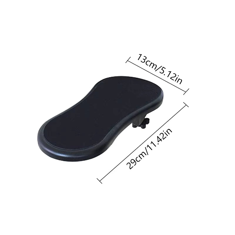 Computer Arm Rest for Desk Adjustable Ergonomic Wrist Rest Support for Keyboard Armrest Extender Rotating Mouse Pad Holder