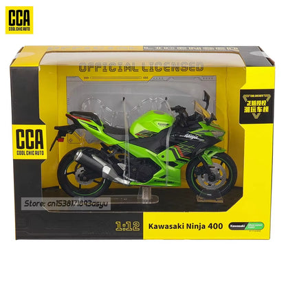 MSZ  1:12 Kawasaki Ninja H2R with Base Static Diecast Casting Alloy Model Motorcycle Collection Toy Birthday Gift