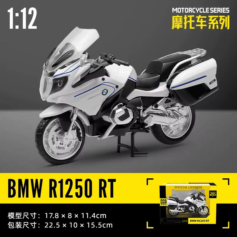 MSZ  1:12 Kawasaki Ninja H2R with Base Static Diecast Casting Alloy Model Motorcycle Collection Toy Birthday Gift