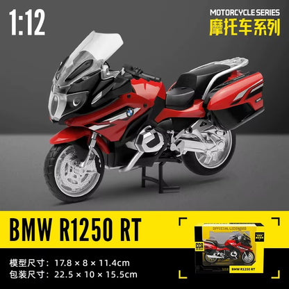 MSZ  1:12 Kawasaki Ninja H2R with Base Static Diecast Casting Alloy Model Motorcycle Collection Toy Birthday Gift