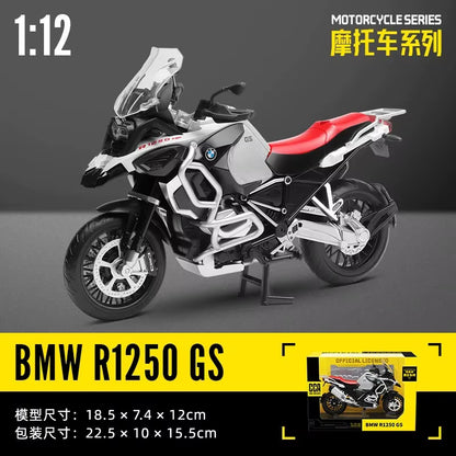 MSZ  1:12 Kawasaki Ninja H2R with Base Static Diecast Casting Alloy Model Motorcycle Collection Toy Birthday Gift