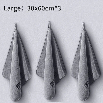 High-end Microfiber Auto Wash Towel Car Cleaning Drying Cloth Hemming Car Care Cloth Detailing Car Wash Towel